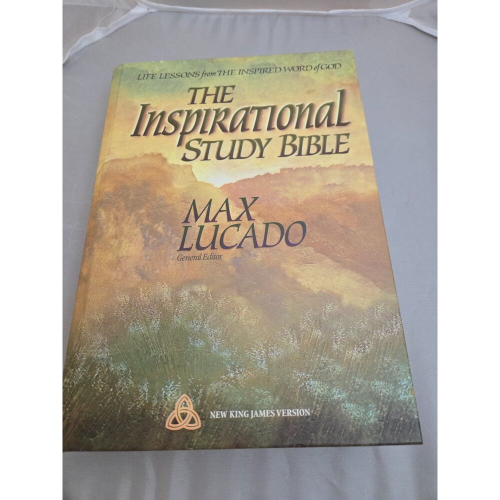 NKJV - The Inspirational Study Bible - Max Lucado - Hardback -1995 -Life Lessons